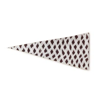 Mulberry Vichy Diamond Scarf In Purple