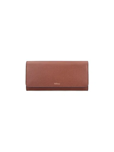 Mulberry Wallet "continental" In Brown