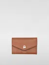 Mulberry Folded Leather Wallet In 棕色