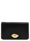 Mulberry Wool Chain Wallet Adjustable Strap In Black