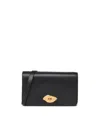 Mulberry Wool Wallet With Strap In Black