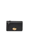 Mulberry Wool Wallet With Strap In Black