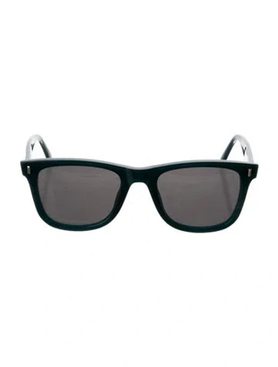 Pre-owned Mulberry Wayfarer Tinted Sunglasses In Green