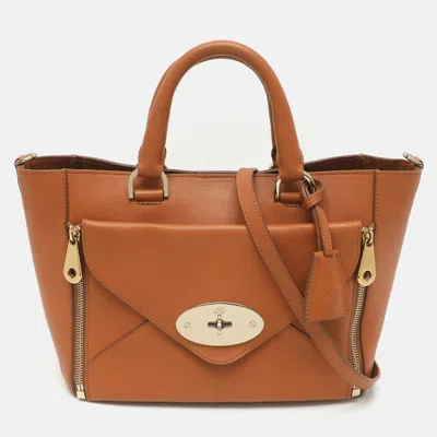 Pre-owned Mulberry Willow Brown Leather Tote
