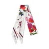 Mulberry Skinny Scarf In Eggshell