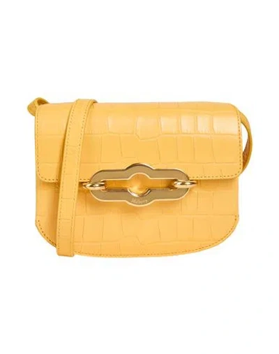 Mulberry Woman Cross-body Bag Yellow Size - Cow Leather