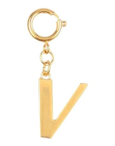 Mulberry Woman Key Ring Gold Size - Brass
