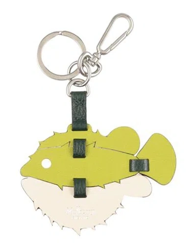Mulberry Woman Key Ring Light Green Size - Leather