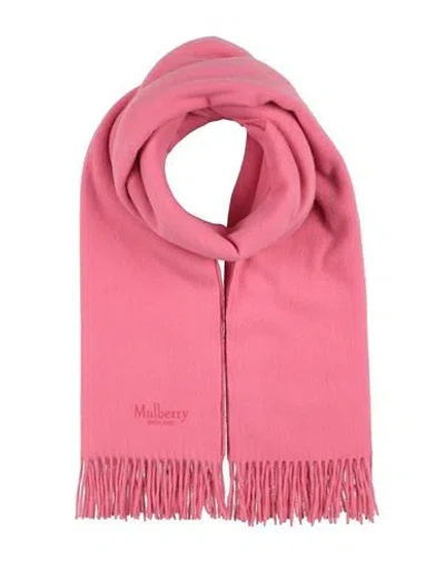Mulberry Woman Scarf Pink Size - Merino Wool