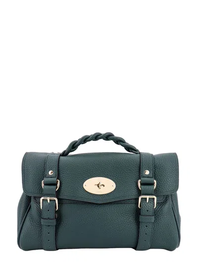 Mulberry Womans Alexa Heavy Green Leather Handbag