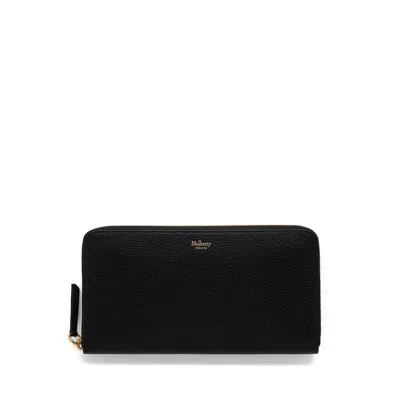 Mulberry Women's 8 Card Zip Around Wallet - Black
