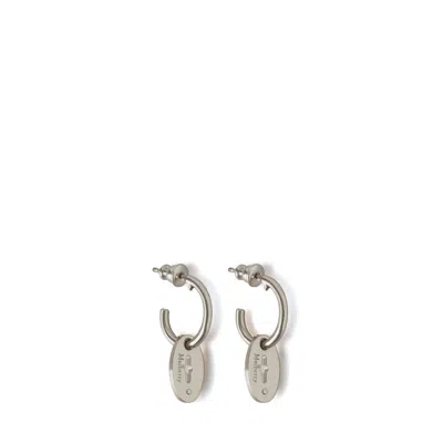Mulberry Women's Bayswater Hoop Earrings - Gold In Silver