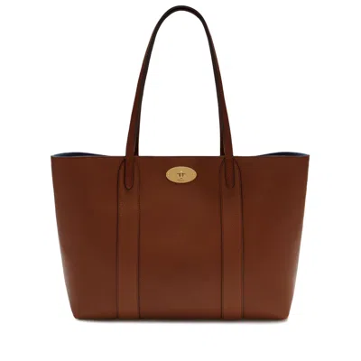 Mulberry Bayswater 9 To 5 Two Tone Small Classic Grain In Brown