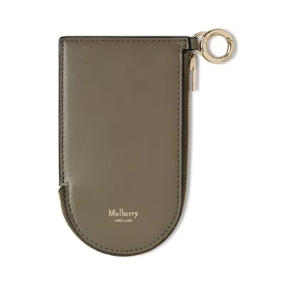 Mulberry Women's Cardholder Keyring - Linen Green