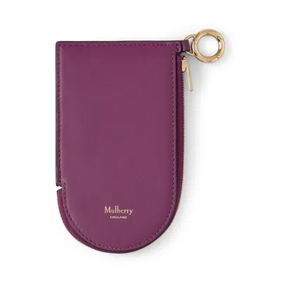 Mulberry Women's Cardholder Keyring - Orchid Bloom In Purple