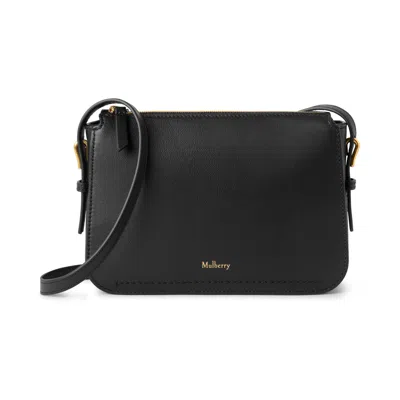 Mulberry Women's Clovelly Pouch - Black In Orange
