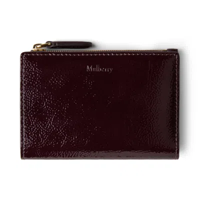 Mulberry Women's Continental Bifold Zipped Wallet - Deep Aubergine In Brown
