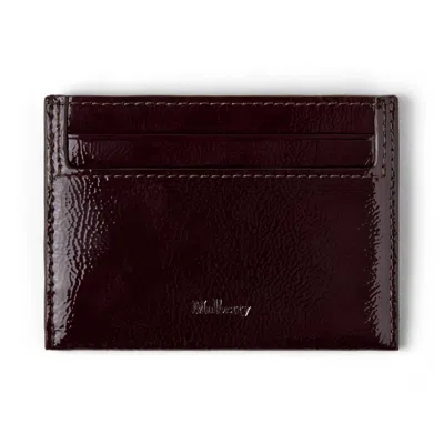 Mulberry Women's Credit Card Slip - Deep Aubergine In Burgundy