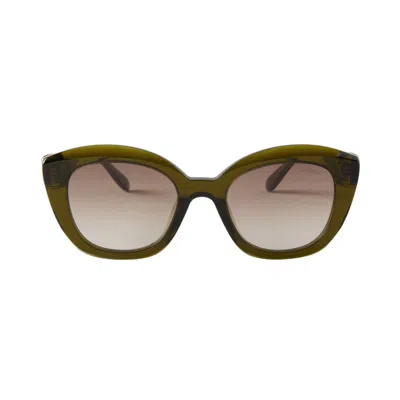 Mulberry Women's Ethel Sunglasses - Juniper Green In Brown