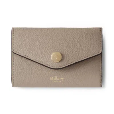 Mulberry Women's Folded Multi-card Wallet - Cashmere Taupe In White