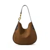 Mulberry Leather Panel Shoulder Bag Strap In Vintage Oak Suede
