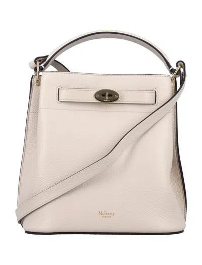 Mulberry Islington Bucket Bag In Chalk