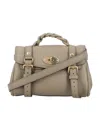 Mulberry Mini Leather Alexa Cross-body Bag In Linen Green