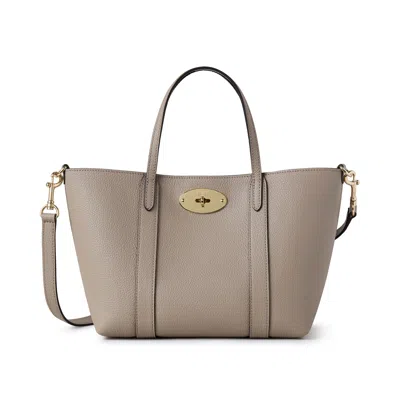 Mulberry Mini Bayswater Tote Small Classic Grain In Neutral