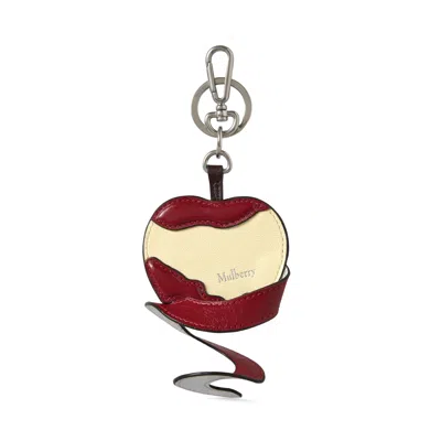 Mulberry Women's Peeling Fruit Keyring - Apple - Multicolour