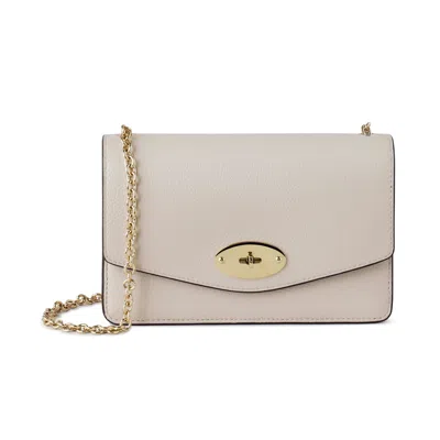 Mulberry Small Darley Small Classic Grain In Metallic
