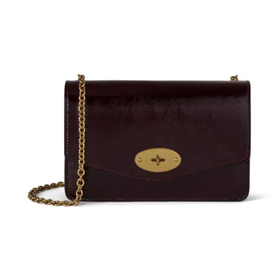 Mulberry Women's Small Darley - Deep Aubergine In Black