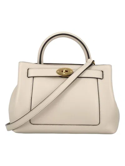Mulberry Petite Islington Veau Soyeux In White
