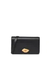 Mulberry Wool Wallet With Strap In Black