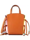 Mulberry X Mira Mikati Mini Clovelly Tote Bag In Orange