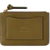 Mulberry X Rejina Pyo Zip Leather Coin Pouch In Autumn Leaves