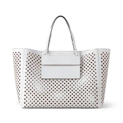 Mulberry Xl Perforated Leather Tote