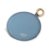 Mulberry Zipped Case Keyring In Blue