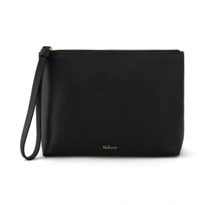 Mulberry Zipped Cosmetic Pouch In Black