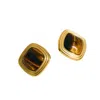 Mulgaro Women's Brown / Gold Fiorisse Earrings In Multi