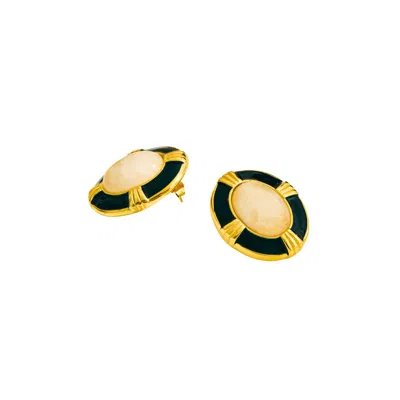 Mulgaro Women's Gold Dione Earrings
