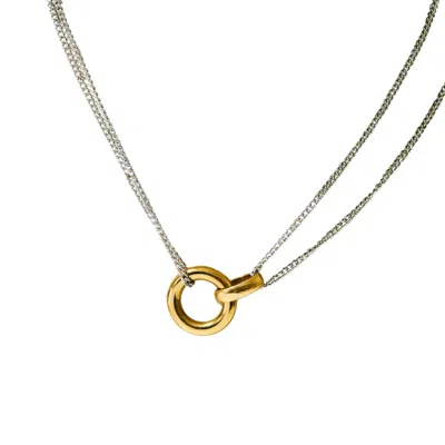 Mulgaro Women's Gold / Silver Jarek Necklace In Multi