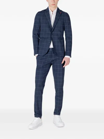 MULISH CHECK-PATTERN SUIT