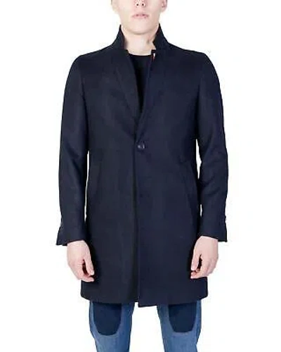 Pre-owned Mulish Lapel Collar Button-up Coat With Long Sleeves - Coats - Blue -size 58 In Blau