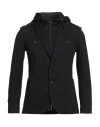 Mulish Man Blazer Black Size 46 Polyester, Cotton, Elastane In Black