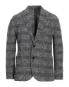 Mulish Man Blazer Charcoal Size 40 Polyester, Wool, Acrylic In Gray