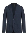 Mulish Man Blazer Navy Size 40 Cotton, Elastane In Blue