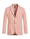 Mulish Man Blazer Rust Size 44 Polyester, Elastane In Pink