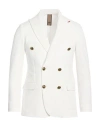 Mulish Man Blazer White Size 36 Polyester, Elastane In White