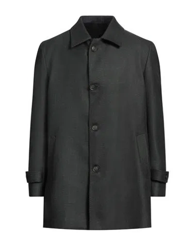 Mulish Man Coat Dark Green Size 50 Polyester, Wool