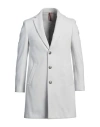 Mulish Man Coat Light Grey Size 44 Polyester In White